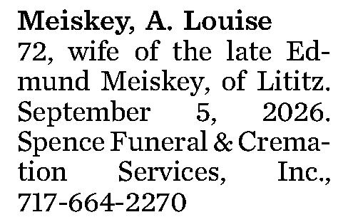 Meiskey, A. Louise 