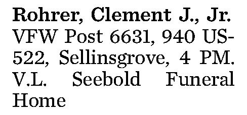 Rohrer, Clement J., 