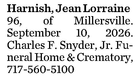 Harnish, Jean Lorraine 