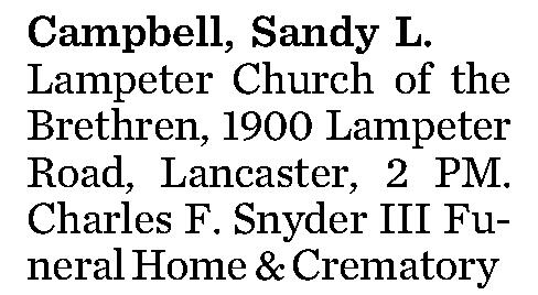 Campbell, Sandy L. 