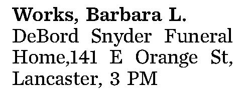 Works, Barbara L. 