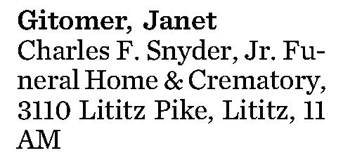 Gitomer, Janet Charles 