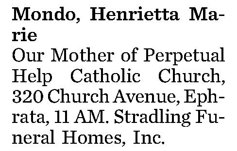 Mondo, Henrietta Marie 