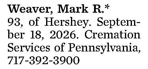 Weaver, Mark R.* 