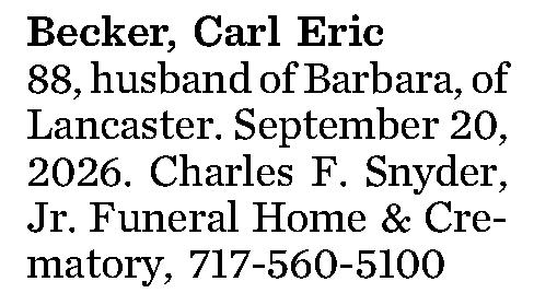 Becker, Carl Eric 