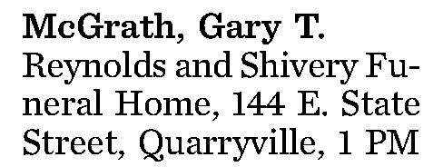 McGrath, Gary T. 