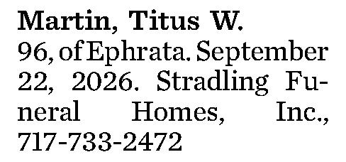 Martin, Titus W. 