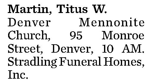 Martin, Titus W. 