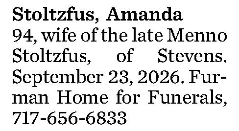 Stoltzfus, Amanda 94, 