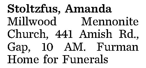 Stoltzfus, Amanda Millwood 