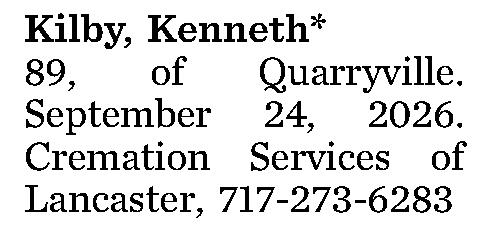 Kilby, Kenneth* 89, 