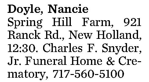 Doyle, Nancie Spring 