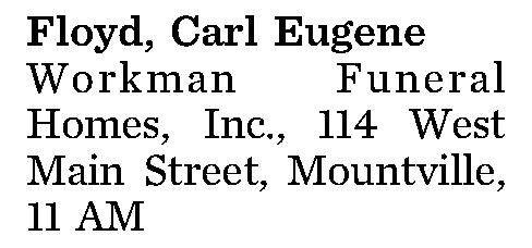 Floyd, Carl Eugene 