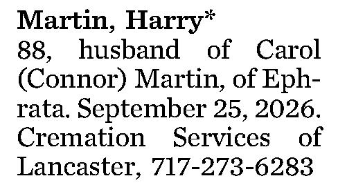 Martin, Harry* 88, 