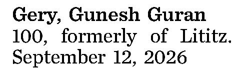 Gery, Gunesh Guran 