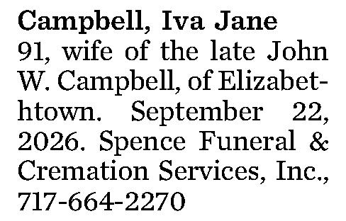 Campbell, Iva Jane 
