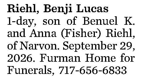 Riehl, Benji Lucas 