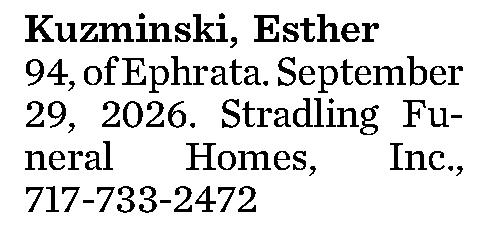 Kuzminski, Esther 94, 