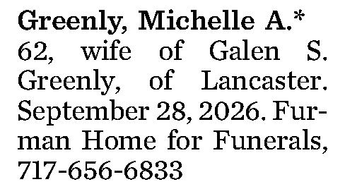 Greenly, Michelle A.* 