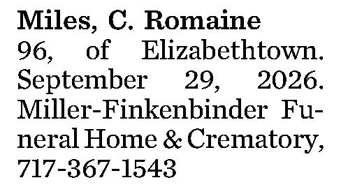 Miles, C. Romaine 