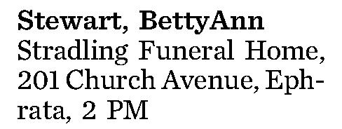 Stewart, BettyAnn  