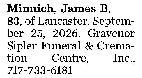 Minnich, James B. 