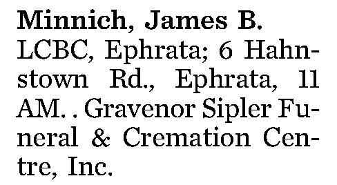 Minnich, James B. 