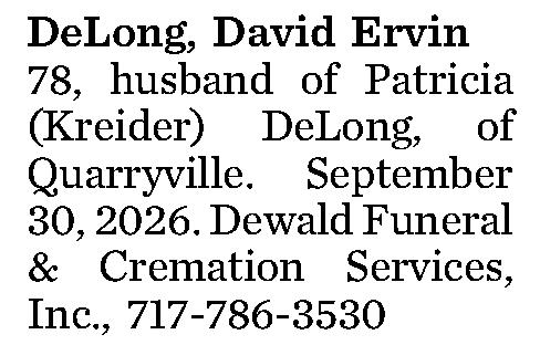 DeLong, David Ervin 