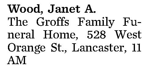 Wood, Janet A. 