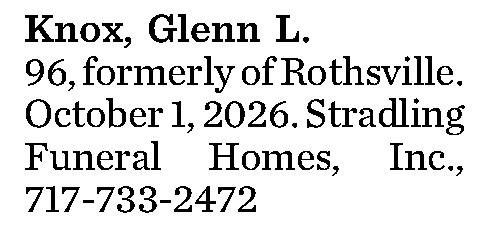 Knox, Glenn L. 