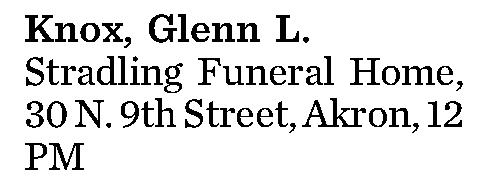 Knox, Glenn L. 