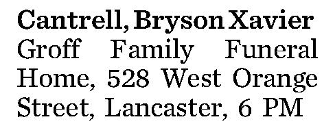 Cantrell, Bryson Xavier 