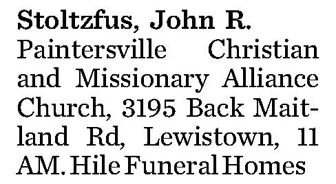 Stoltzfus, John R. 