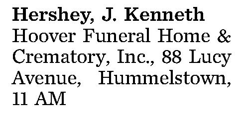 Hershey, J. Kenneth 