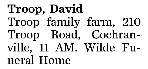 Troop, David  