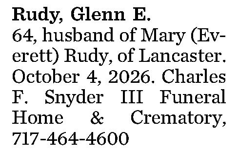 Rudy, Glenn E. 
