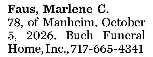 Faus, Marlene C. 