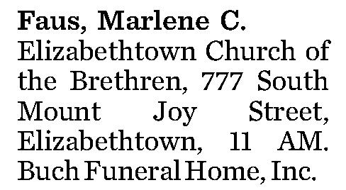 Faus, Marlene C. 