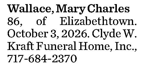 Wallace, Mary Charles 