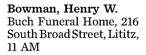 Bowman, Henry W. 