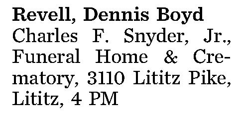 Revell, Dennis Boyd 