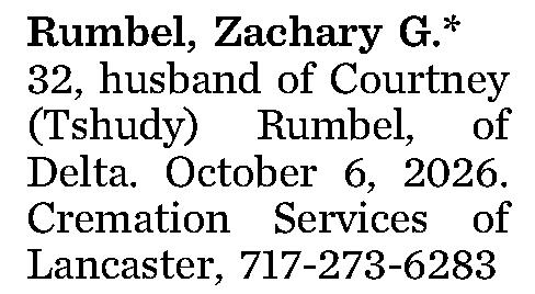 Rumbel, Zachary G.* 