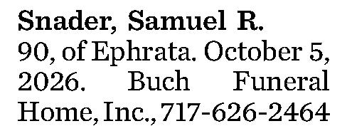 Snader, Samuel R. 