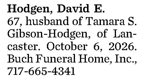Hodgen, David E. 