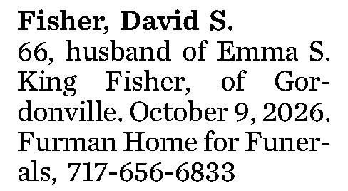 Fisher, David S. 