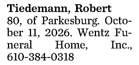Tiedemann, Robert 80, 