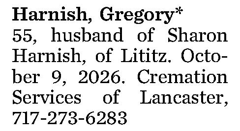 Harnish, Gregory* 55, 