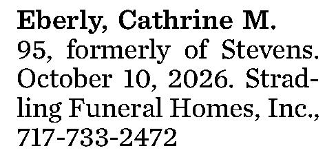Eberly, Cathrine M. 