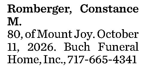 Romberger, Constance M. 