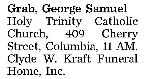 Grab, George Samuel 